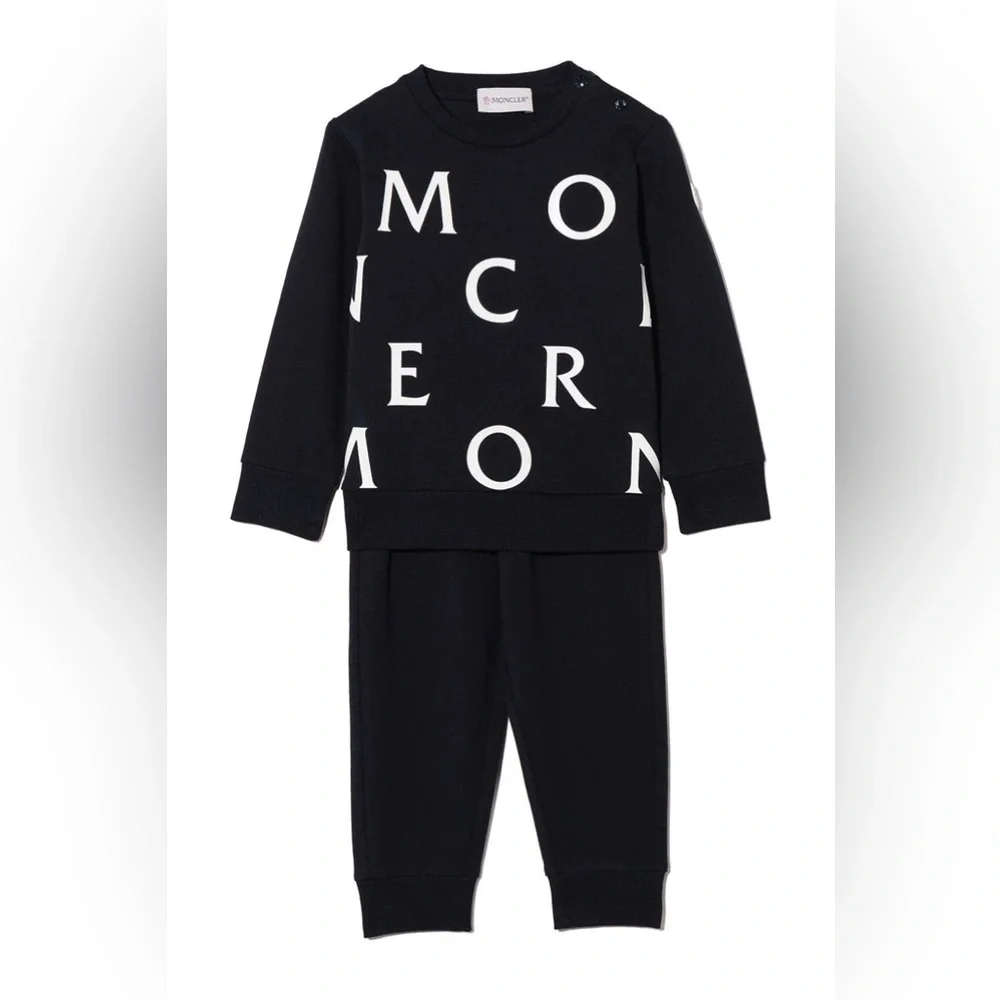 MONCLER ENFANT Kids Tracksuit Set‎ in Size 18/24 months Navy/White